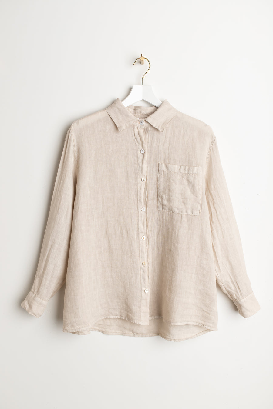 jackieandkate Bluse Leinen Louise beige