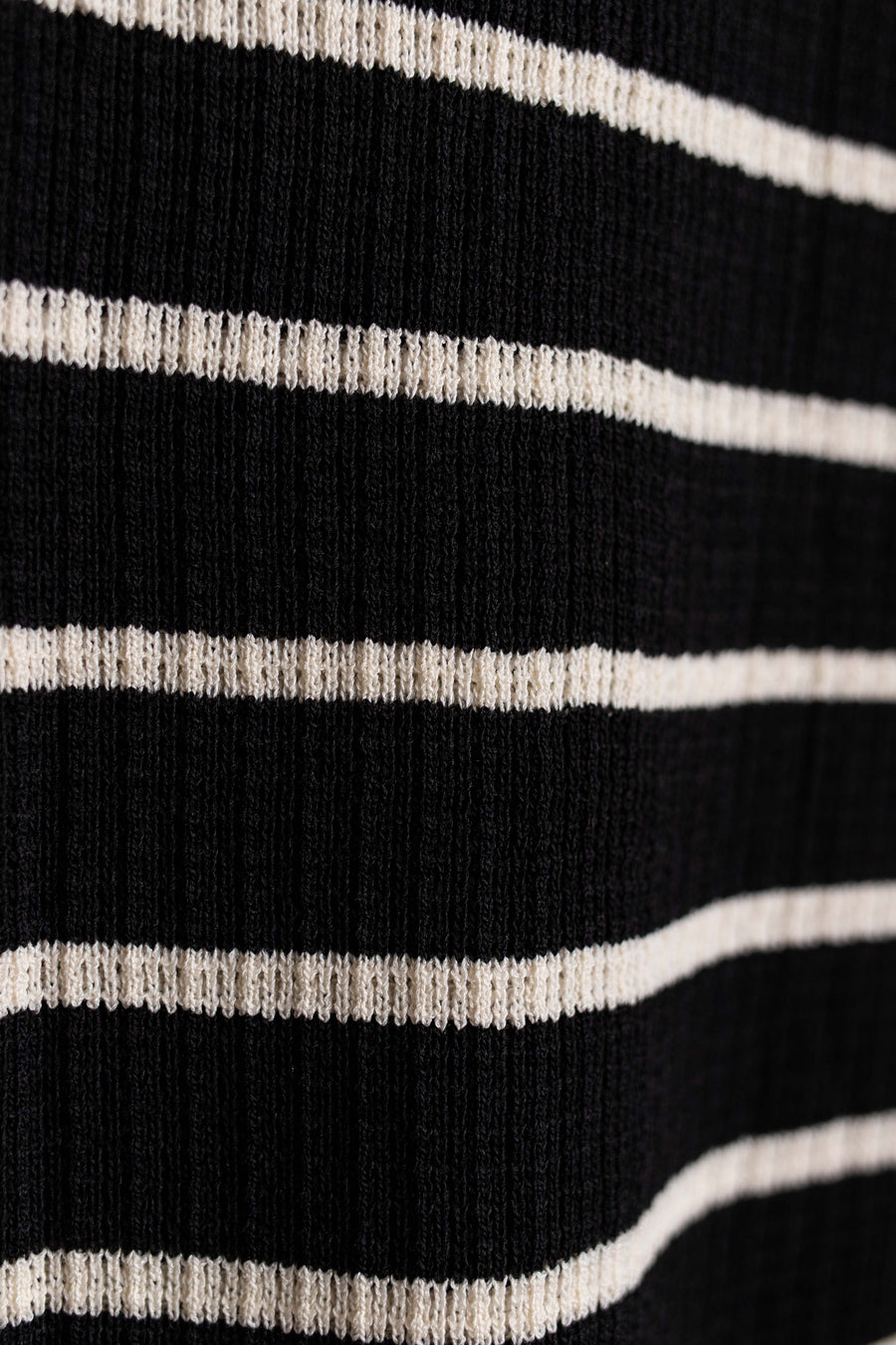 jackieandkate Strickkleid gestreift schwarz