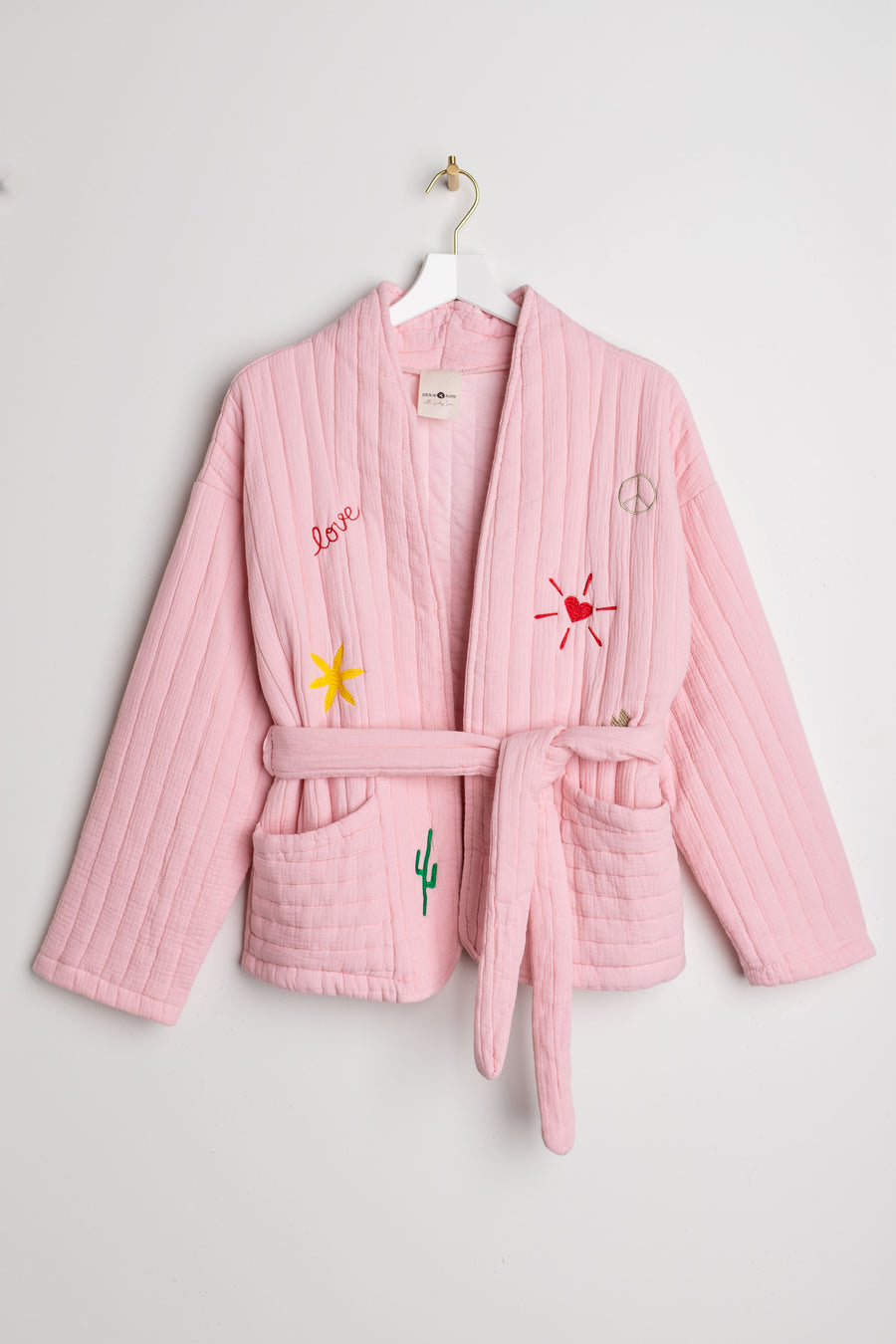 Oversized Kimono Jacke pink