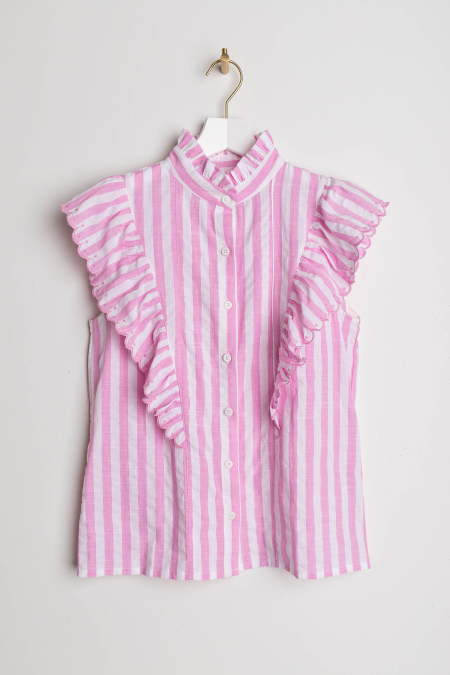 Bluse Stripes rosa