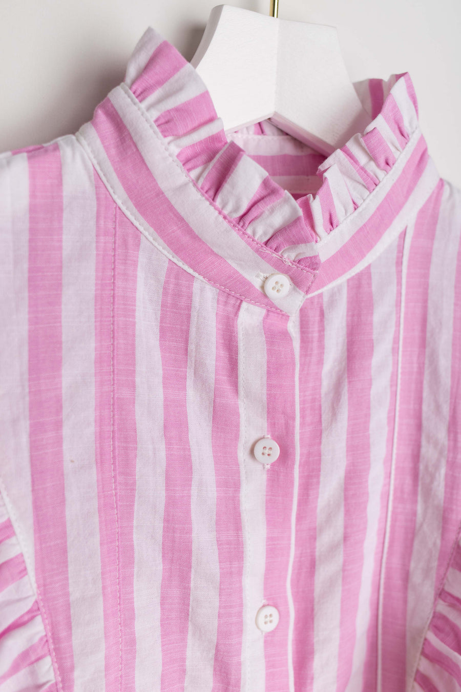 Bluse Stripes rosa