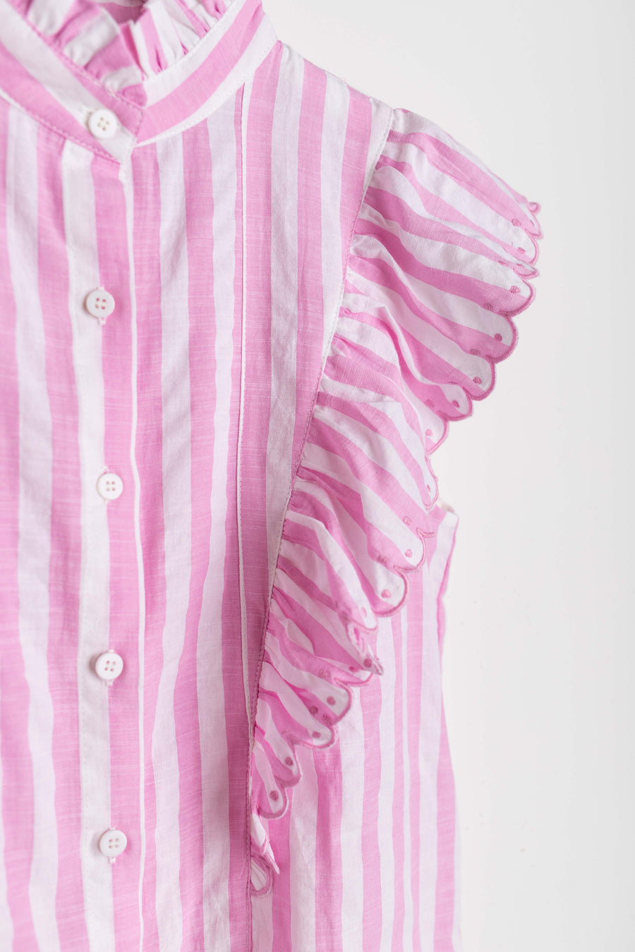 Bluse Stripes rosa