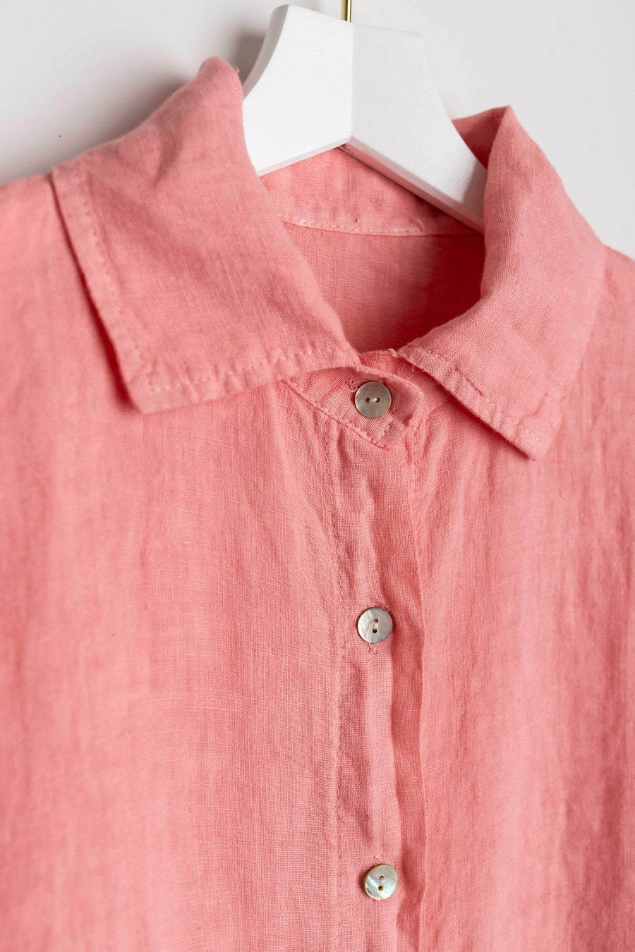 jackieandkate Bluse Leinen apricot