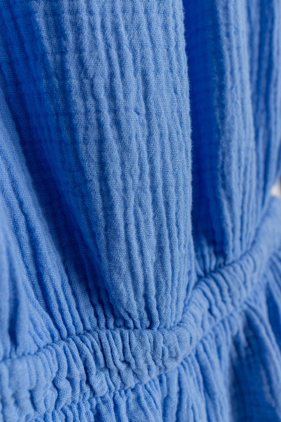 jackieandkate Jumpsuit Musselin kurz hellblau