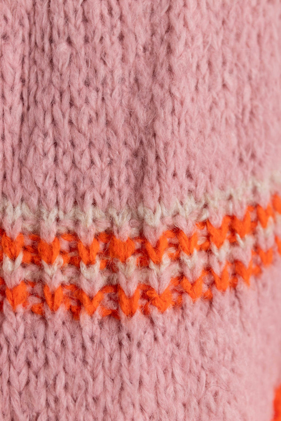 jackieandkate Cardigan soft stripes rosebud