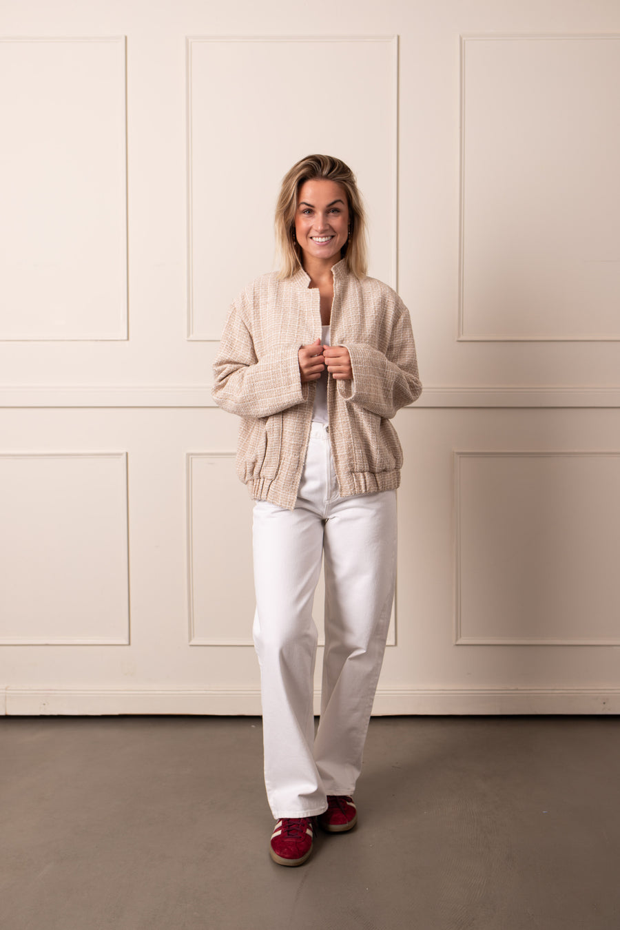 jackieandkate  Jacke  Boucle beige