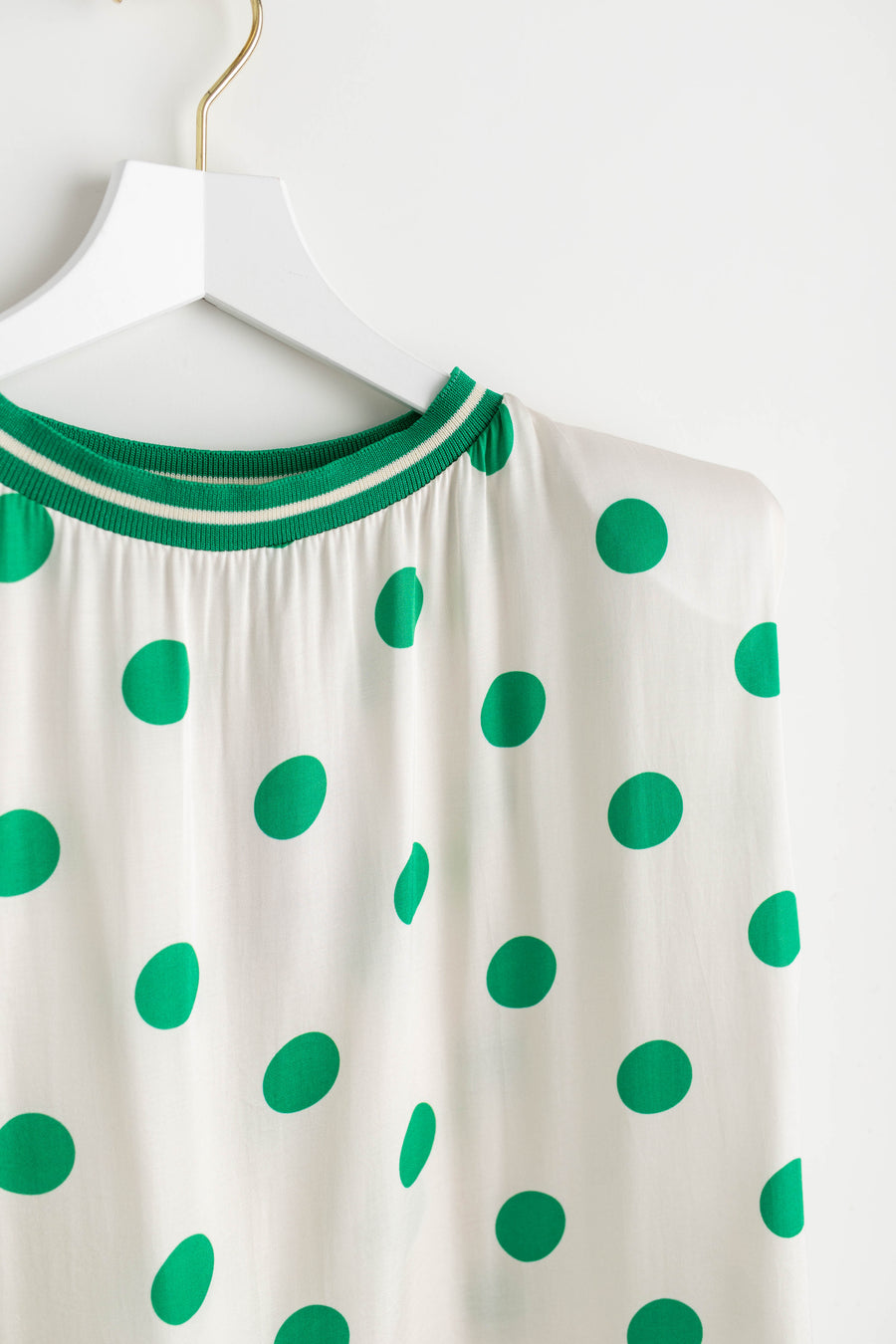 jackieandkate Top Dots weiß/grün