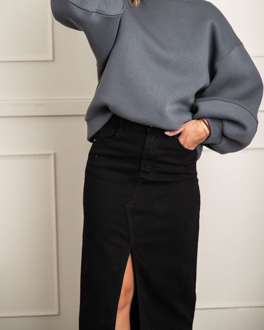 jackieandkate Jeansrock schwarz