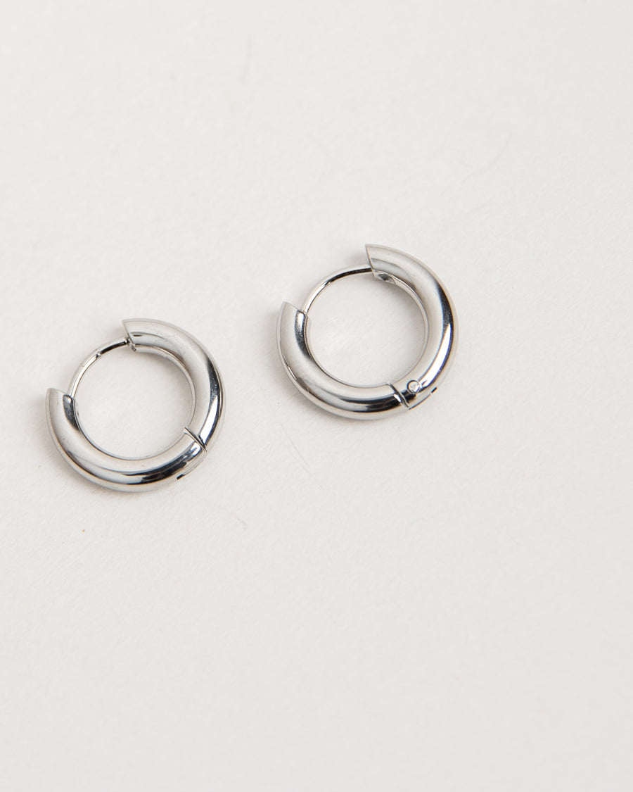 jackieandkate Ohrring simple Hoop small silber