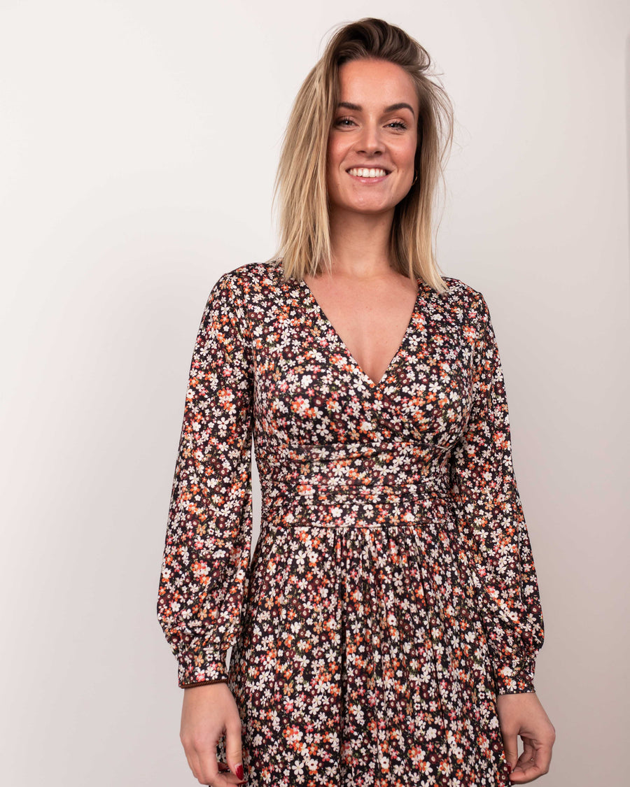 jackieandkate Kleid Graceh poppies black