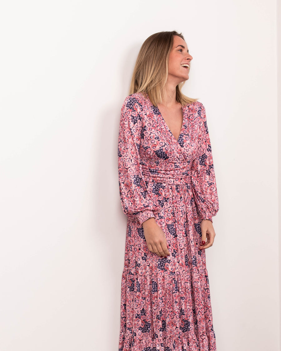 jackieandkate Kleid Graceh flowers pink