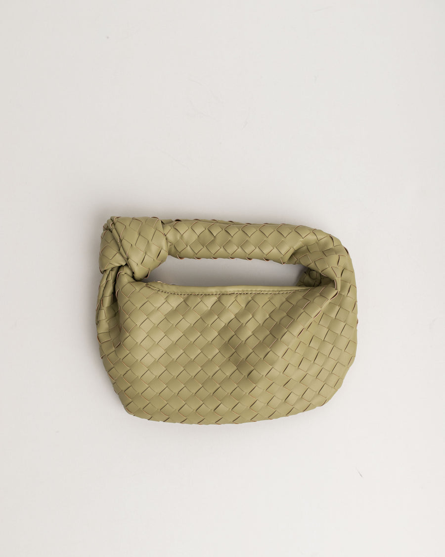 jackieandkate Tasche geflochten olive