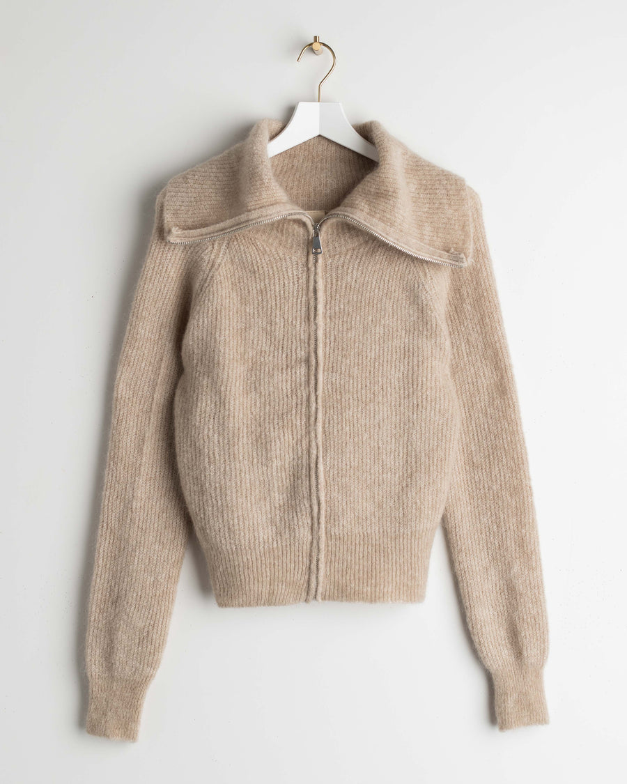 jackieandkate Strick Pullover mit Rollkragen beige