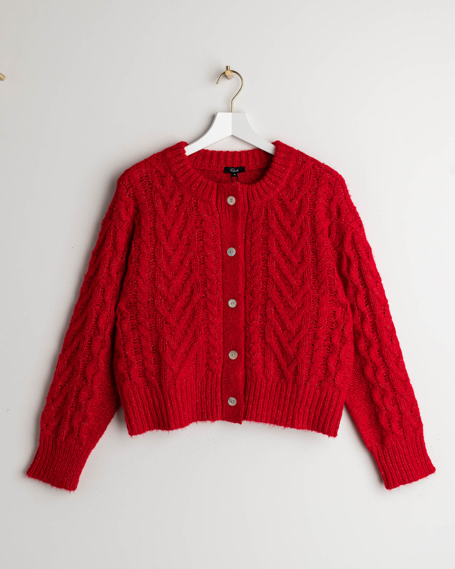 Rails Cardigan Amelie scarlet