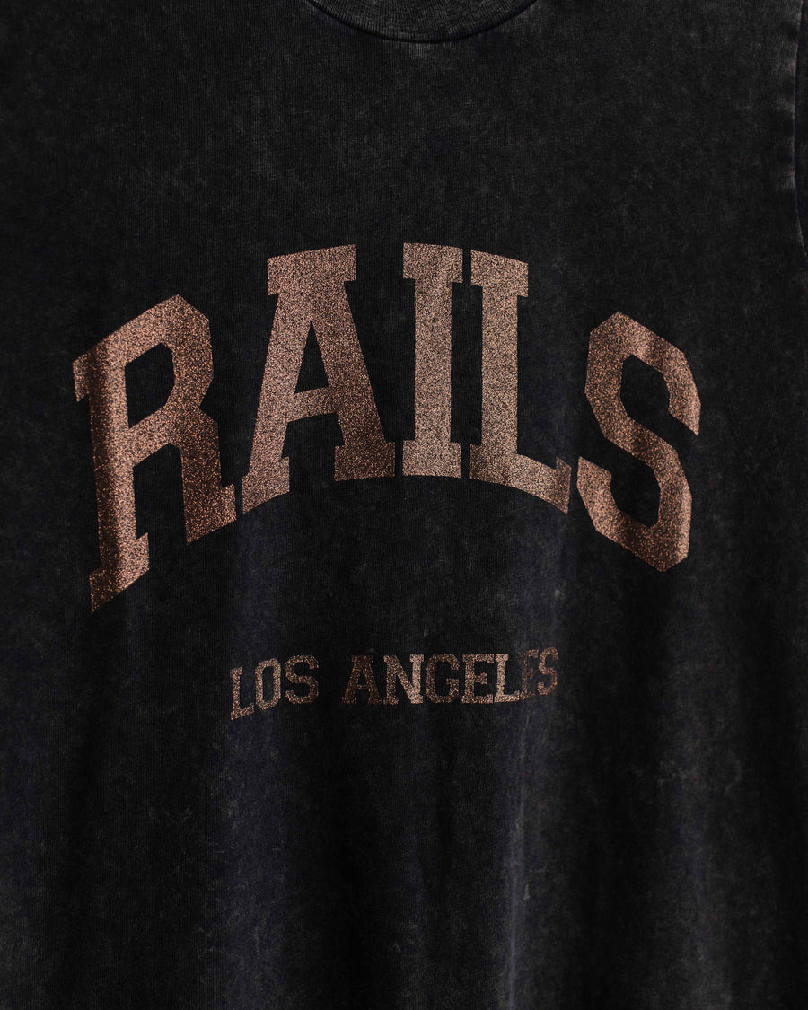 Rails T-Shirt Boyfriend Los Angeles gold