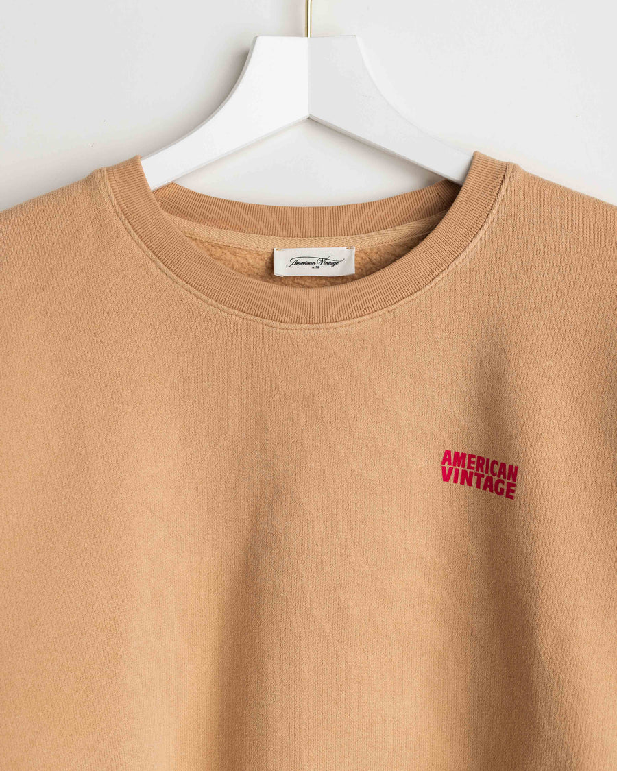 American Vintage Sweatshirt Izubird noisettine