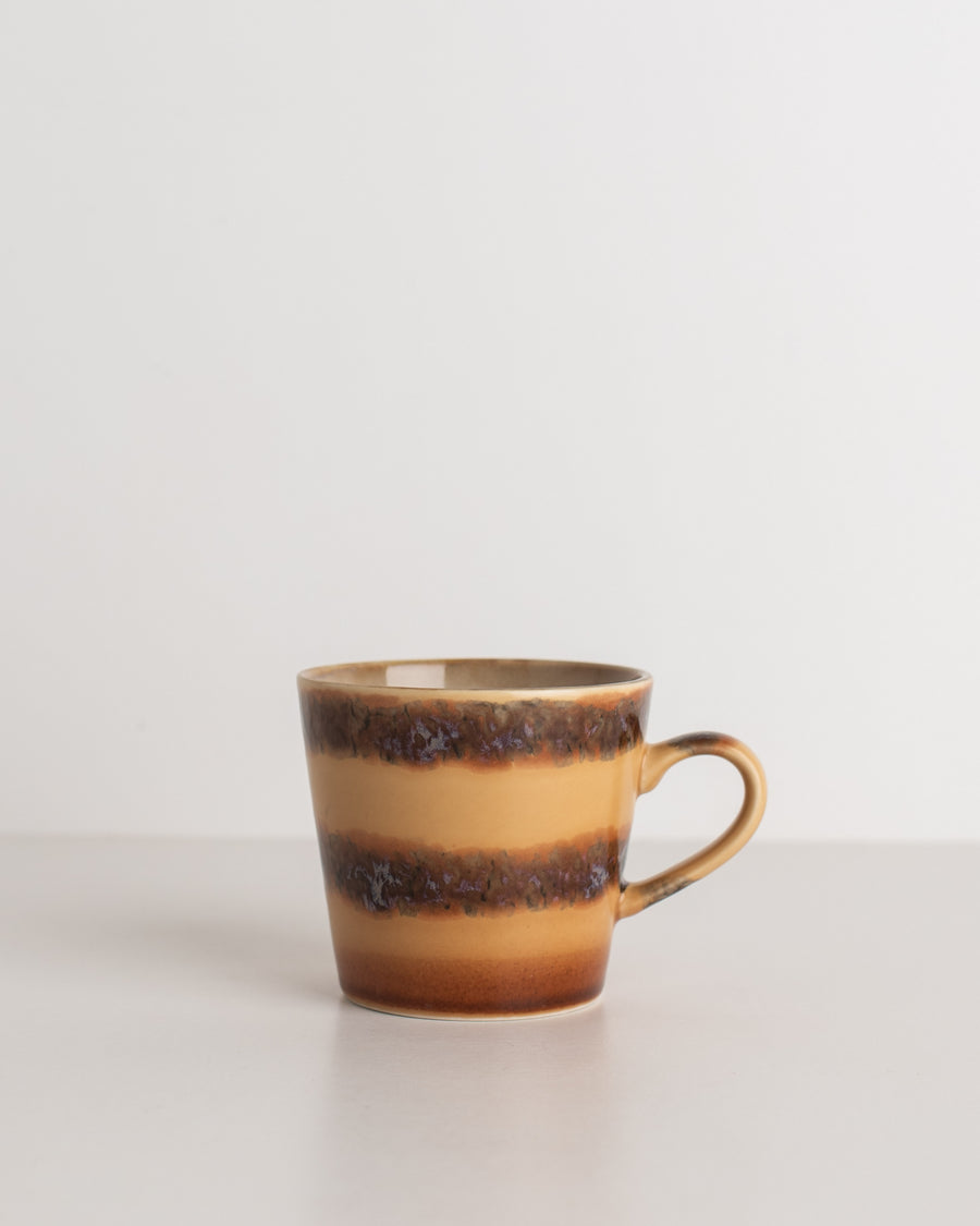 HKliving 70s ceramics cappuccino mug cliffs