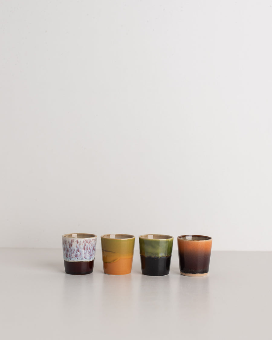 HKliving 70s ceramic egg cups island set of 4