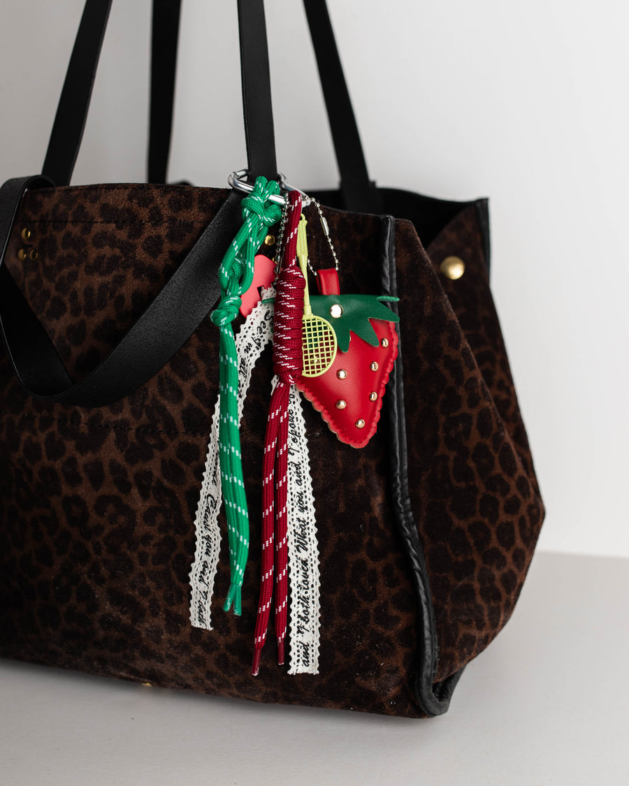 Taschenanhänger Strawberry red