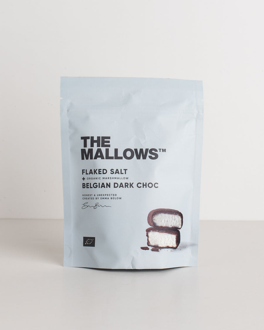 The Mallows - Salzflocken + belgische dunkle Schokolade