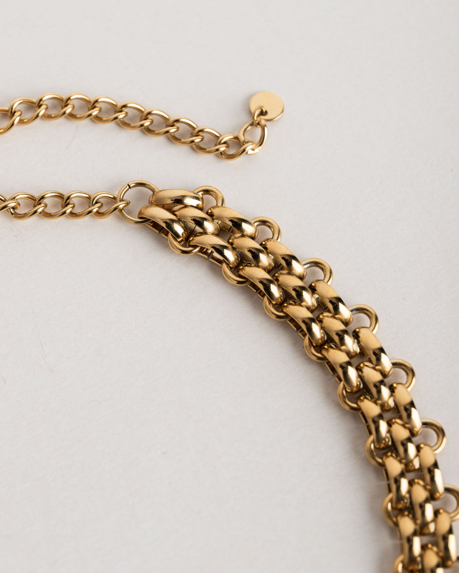 jackieandkate Gliederkette breit gold