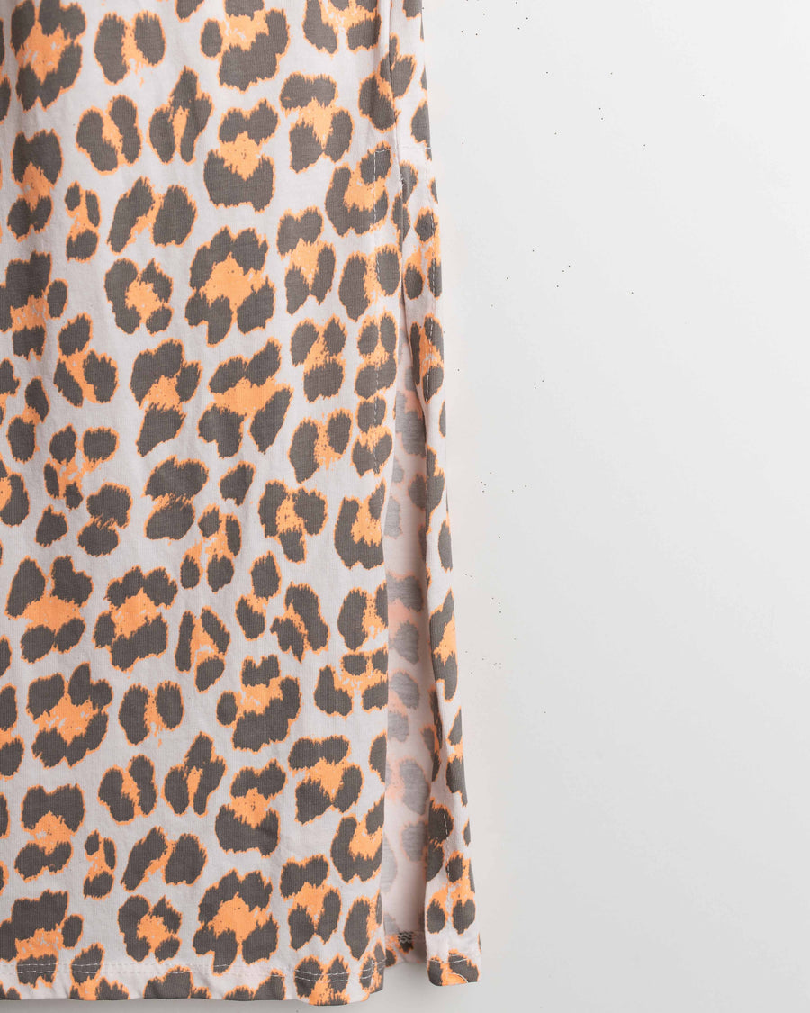 jackieandkate Kleid T-shirt leo orange