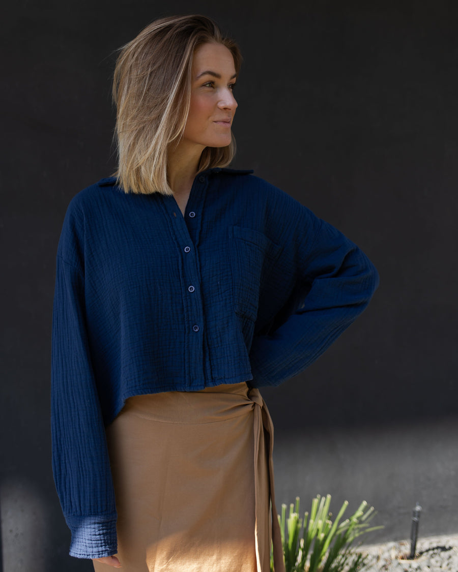 jackieandkate Bluse Bereniceh navy