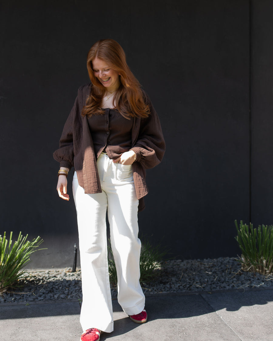 jackieandkate Bluse Billieh choco