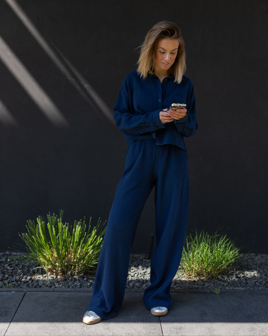 jackieandkate Bluse Bereniceh navy