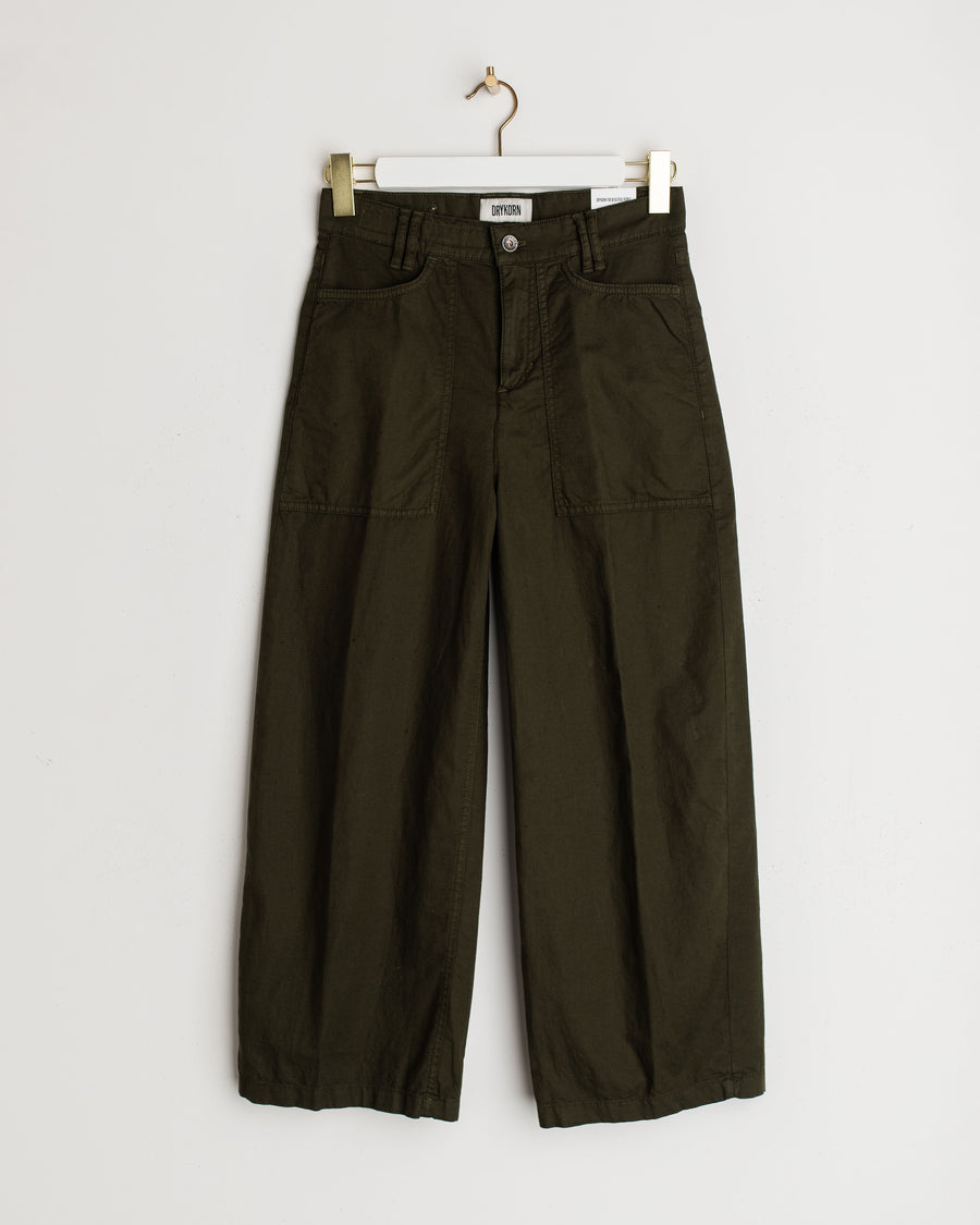 Drykorn Hose Derive grün