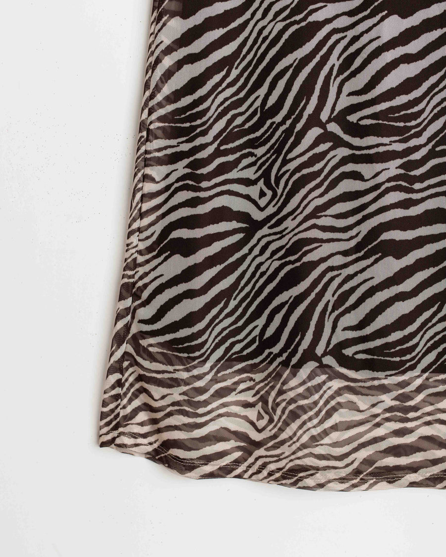 jackieandkate Rock Rosalieh mesh zebra beige-braun