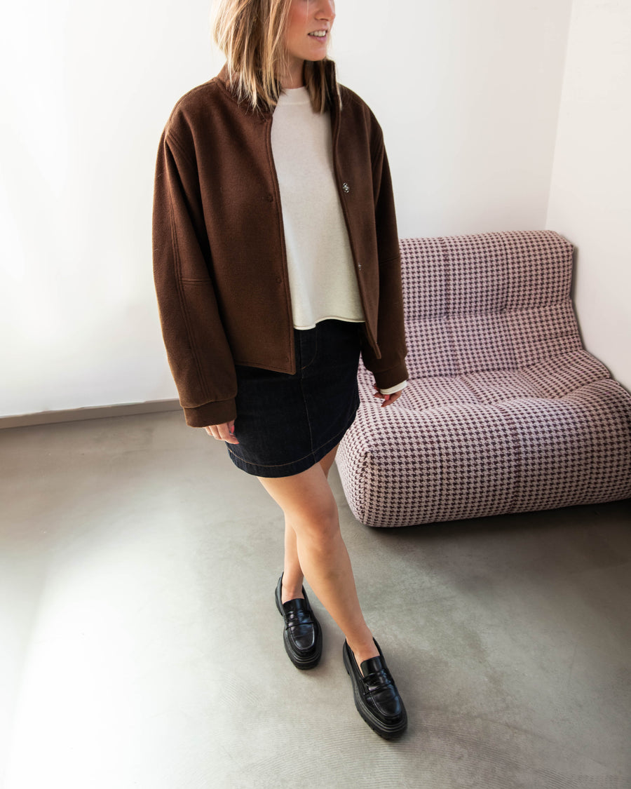 jackieandkate Jacke Josetteh dunkelbraun