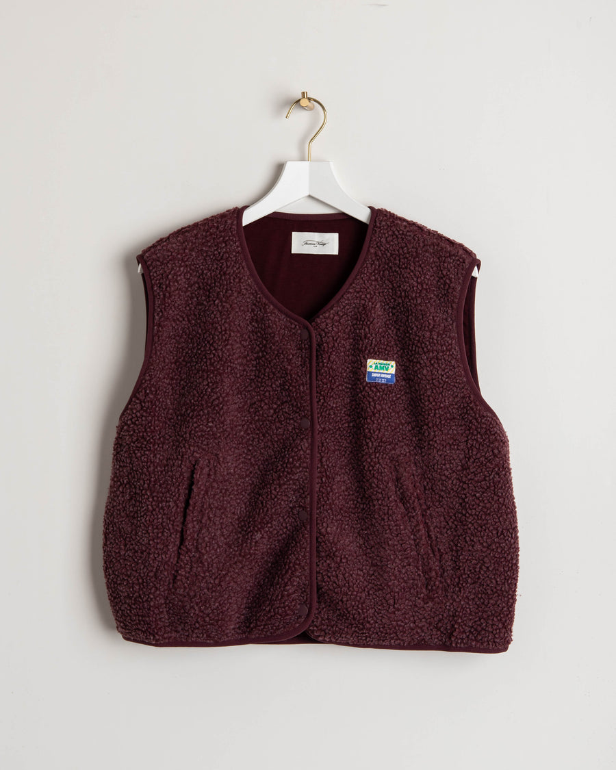 American Vintage Weste Hoktown bordeaux