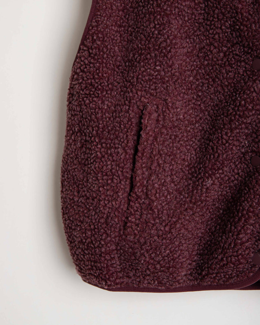 American Vintage Weste Hoktown bordeaux