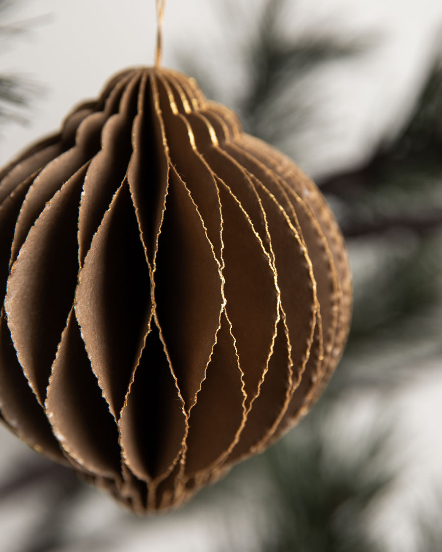 house doctor Weihnachtsschmuck, HDAlsta, Braun klein