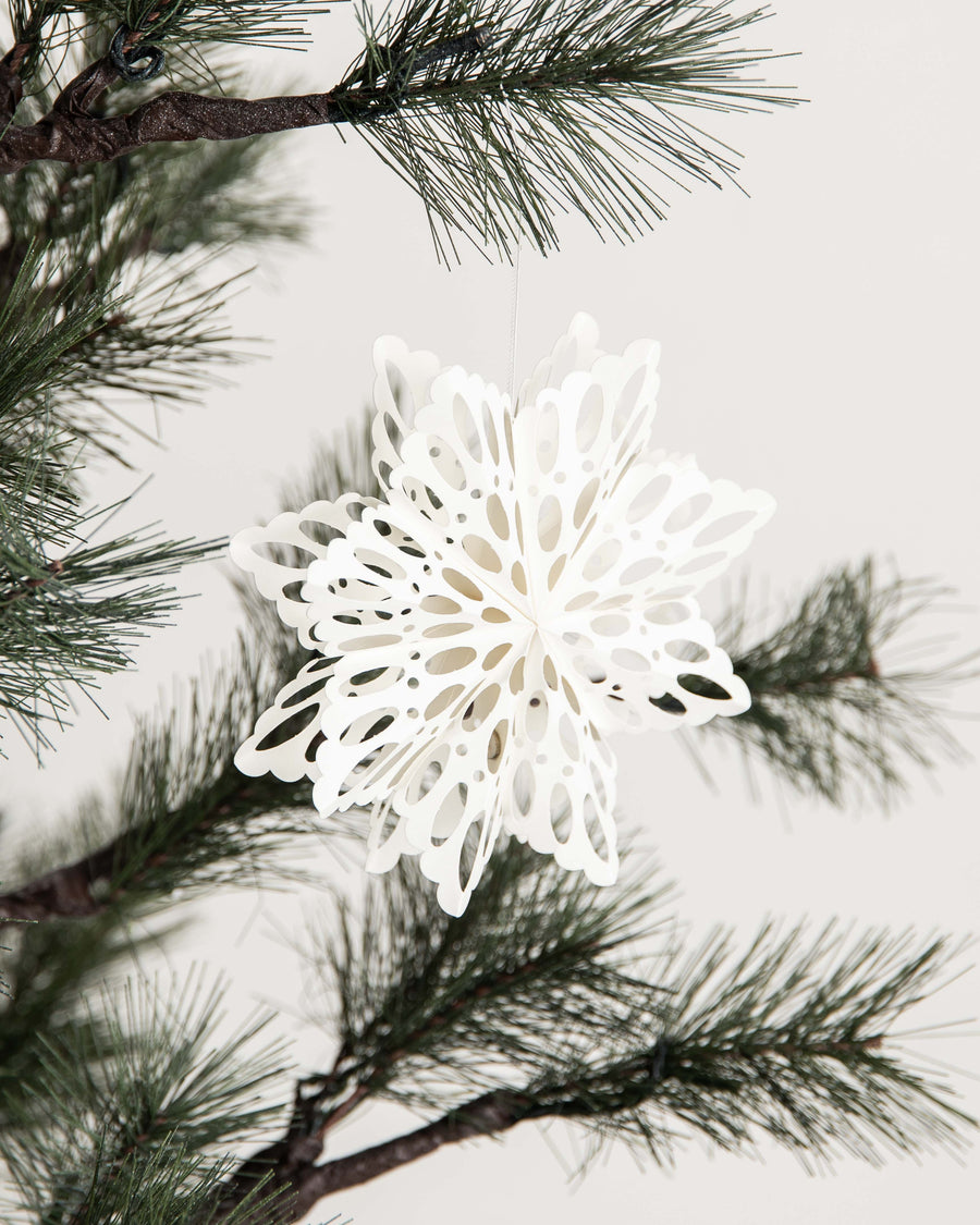 house doctor Ornamente, HDSnowflake, Weiß