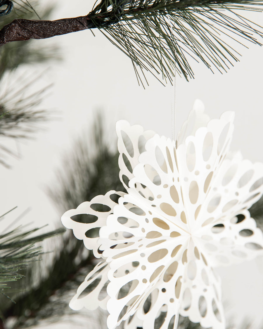 house doctor Ornamente, HDSnowflake, Weiß