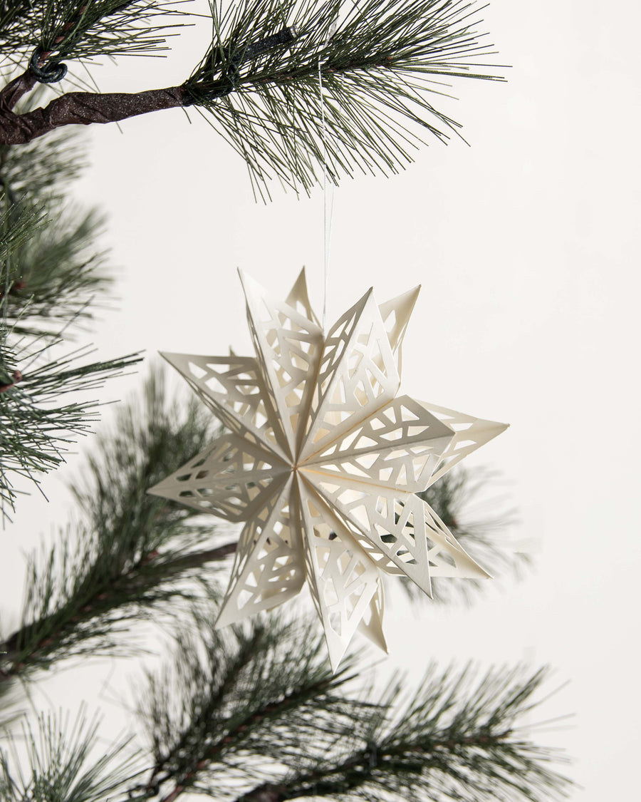 house doctor Ornamente, HDSnowflake, Weiß