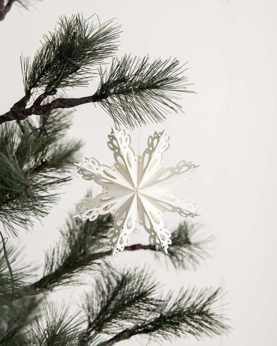 house doctor Ornamente, HDSnowflake, Weiß