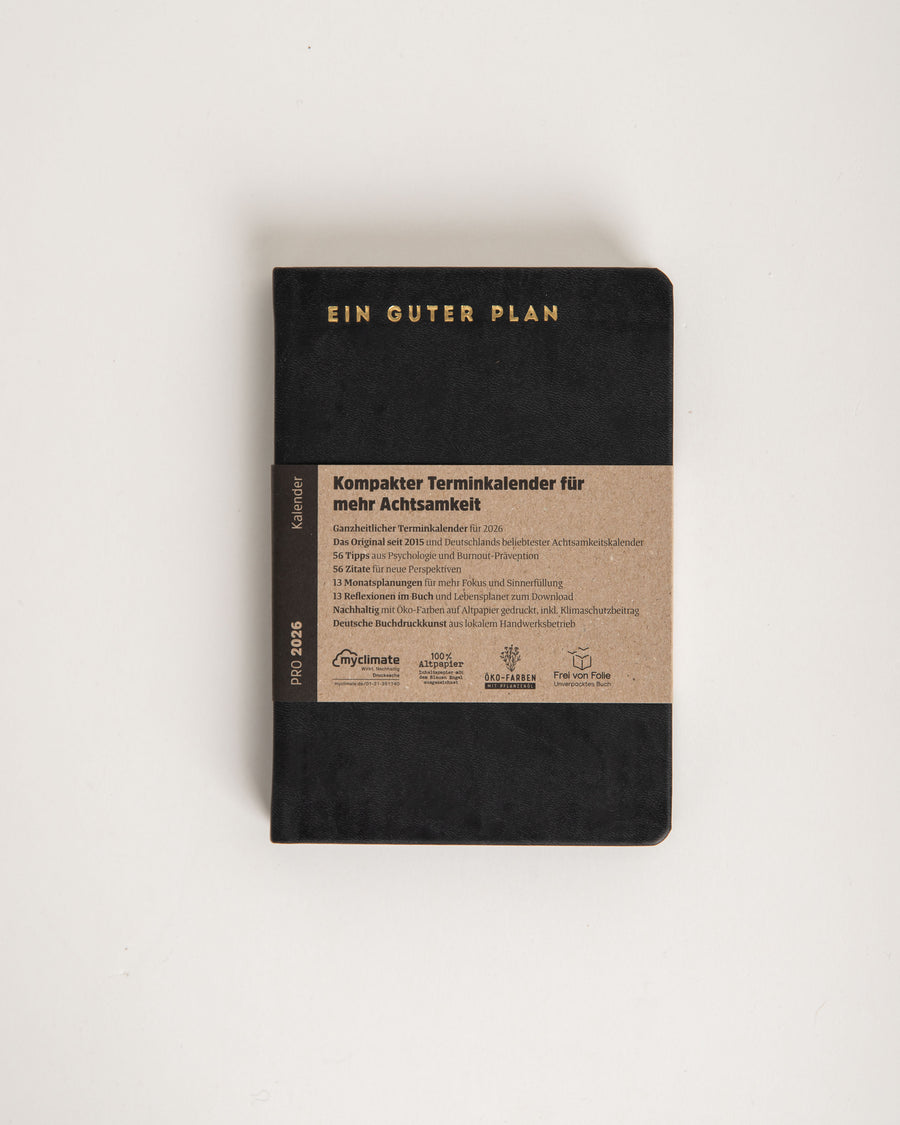 Einguterplan Ein guter Plan Pro 2026 schwarz