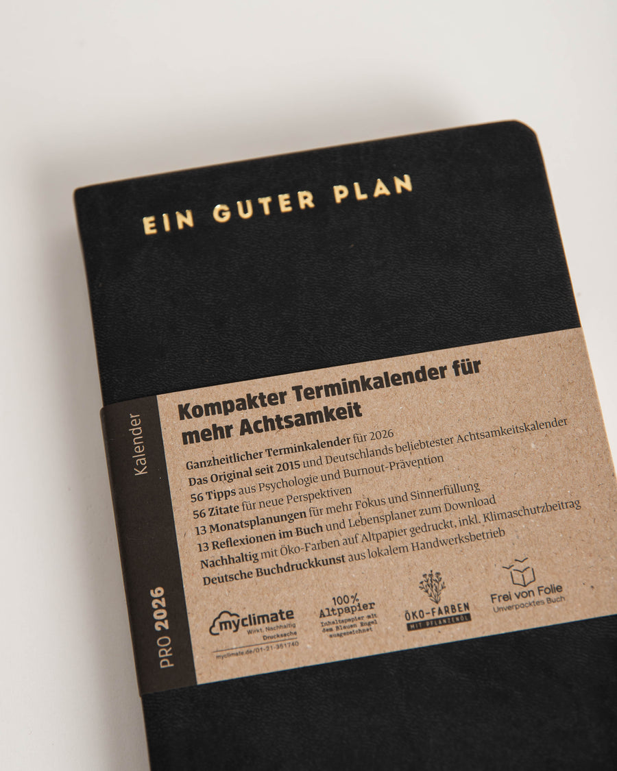 Einguterplan Ein guter Plan Pro 2026 schwarz