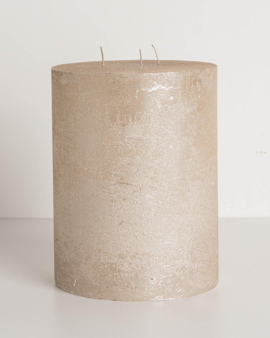 Kerze Pillar bronze 15x20cm