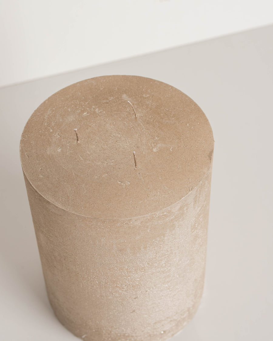 Kerze Pillar bronze 15x20cm