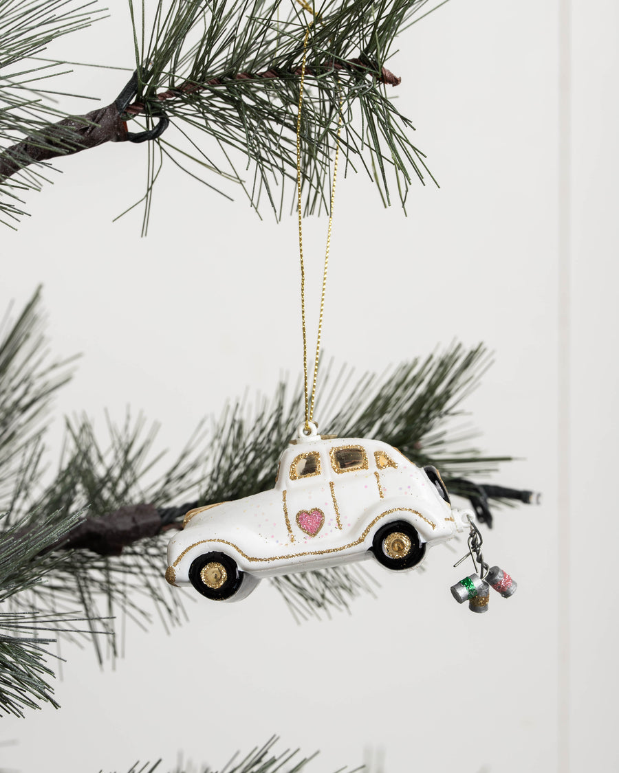 Vondels Tannenbaumanhänger Hochzeitsauto