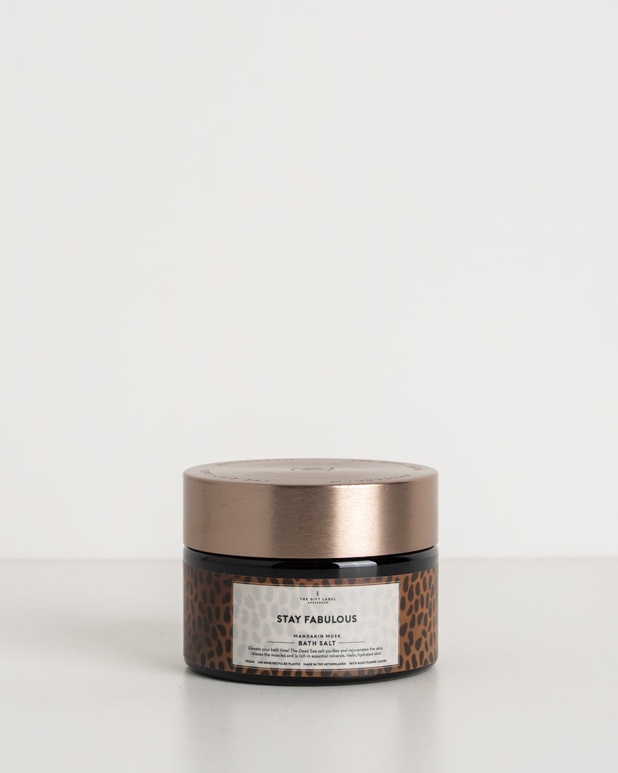 The Gift Label Bath Salz You Are Fabulous