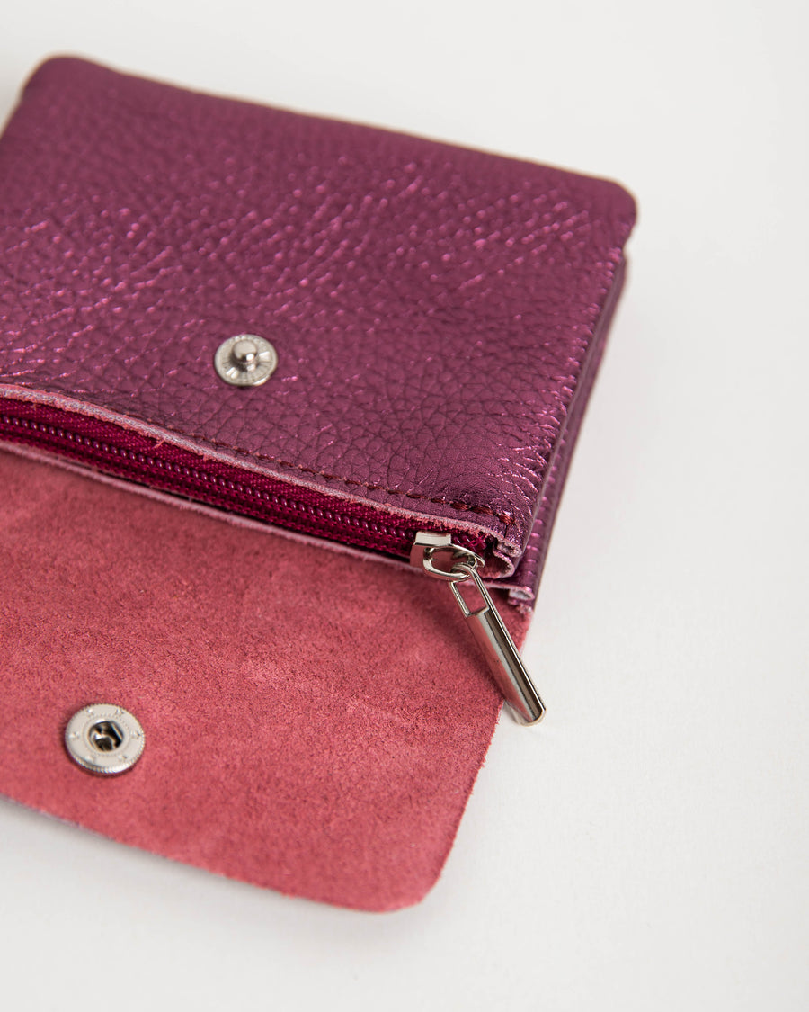 jackieandkate Portemonnaie pink metallic