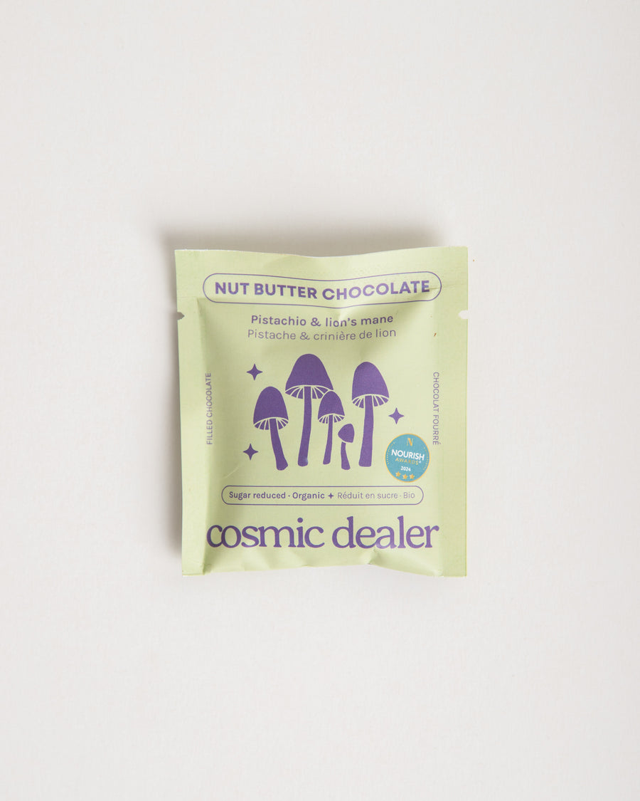 Cosmic Dealer - Nut Butter Chocolate Pistachio and lion's mane