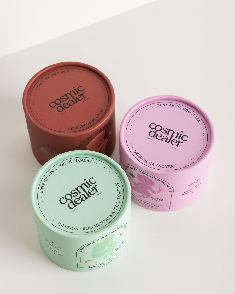 Cosmic Dealer - Tea triple mint and cocoa infusion