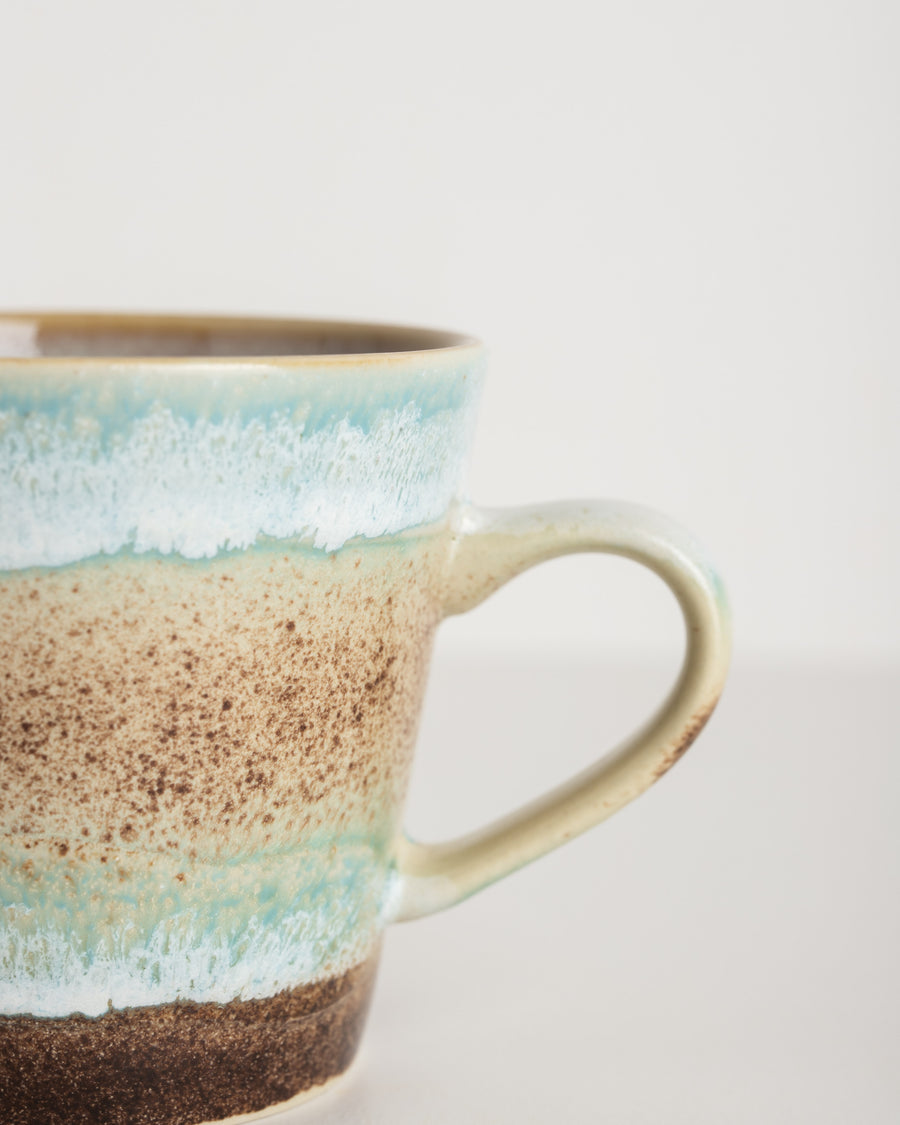 Hkliving 70s ceramics cappuccino mug skyline