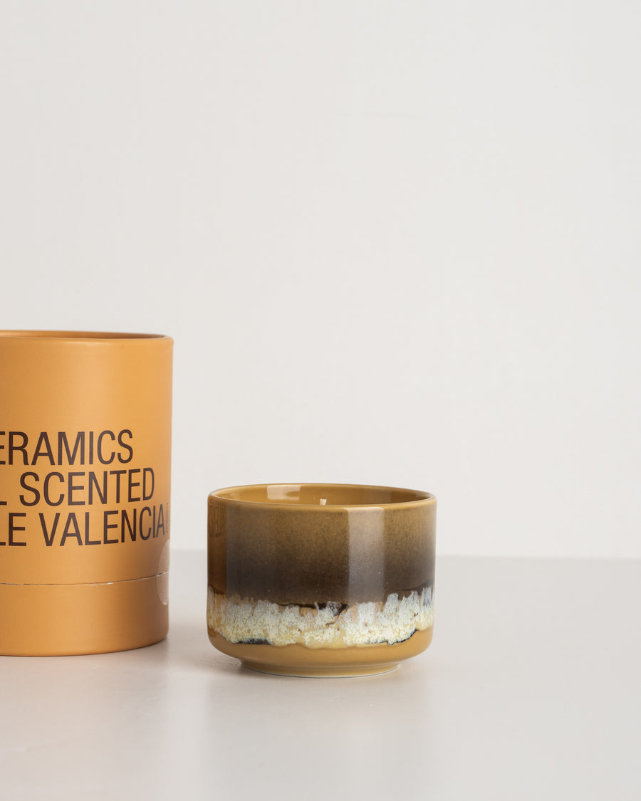Hkliving 70s ceramics small scented candle Valencia